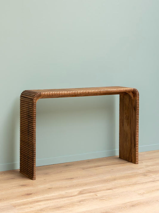 Console Arcana manguier naturel profil 34.5 cm — Bōme