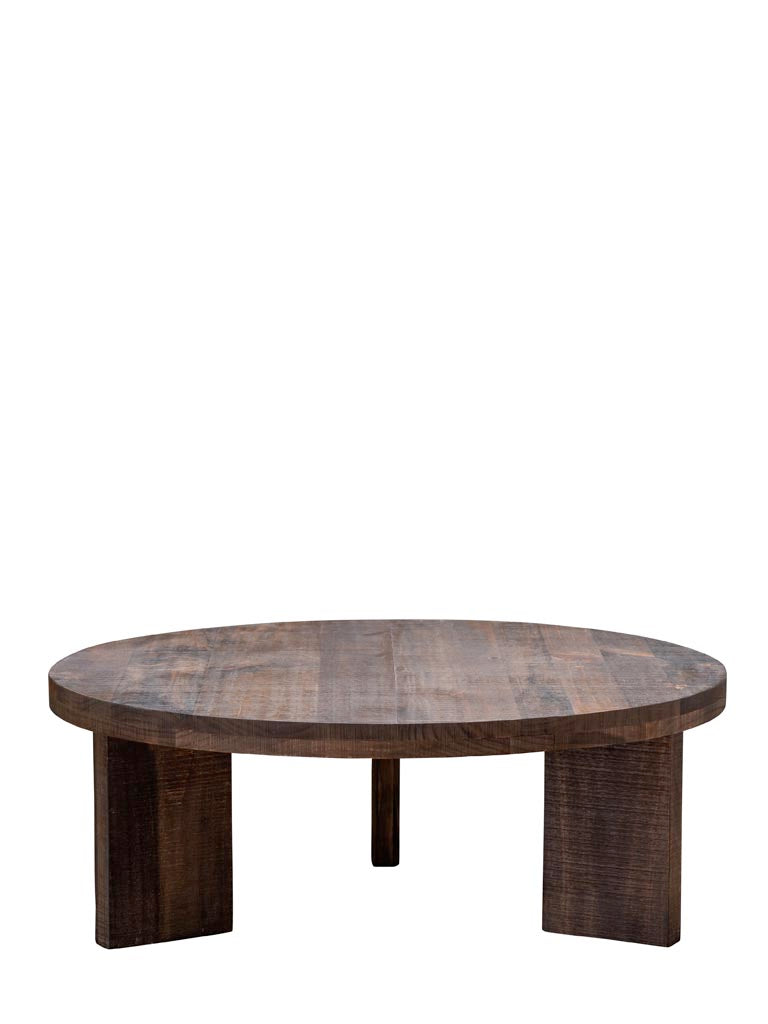 Table basse manguier patine brune Palo fond neutre — Bōme
Image 5 — Détail patine : 