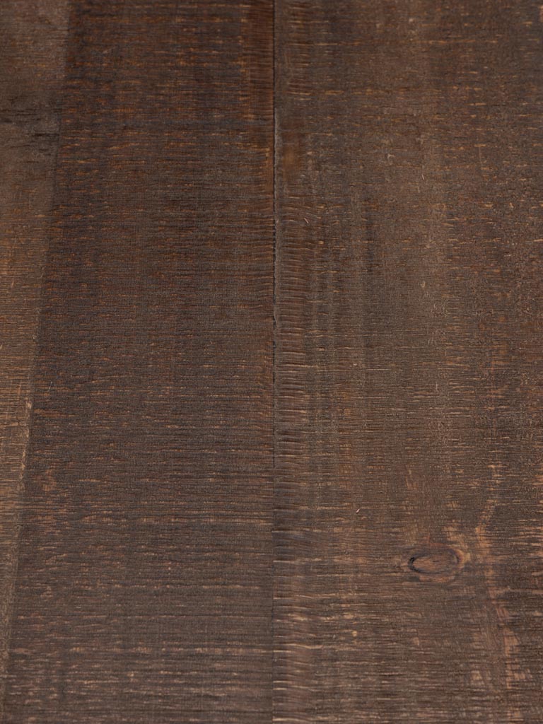 Détail patine brune manguier table basse Palo — Bōme
