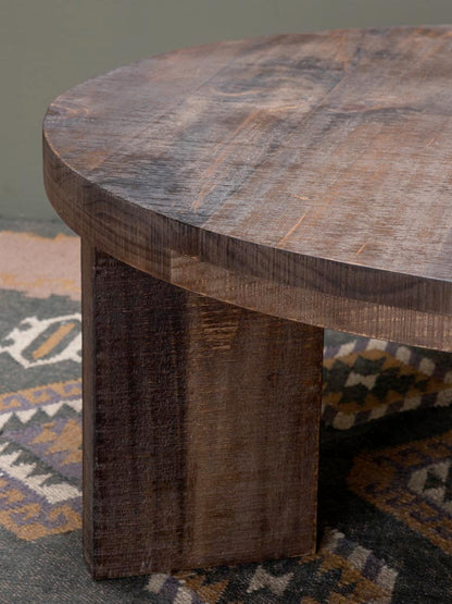 Détail pieds manguier patine table Palo — Bōme