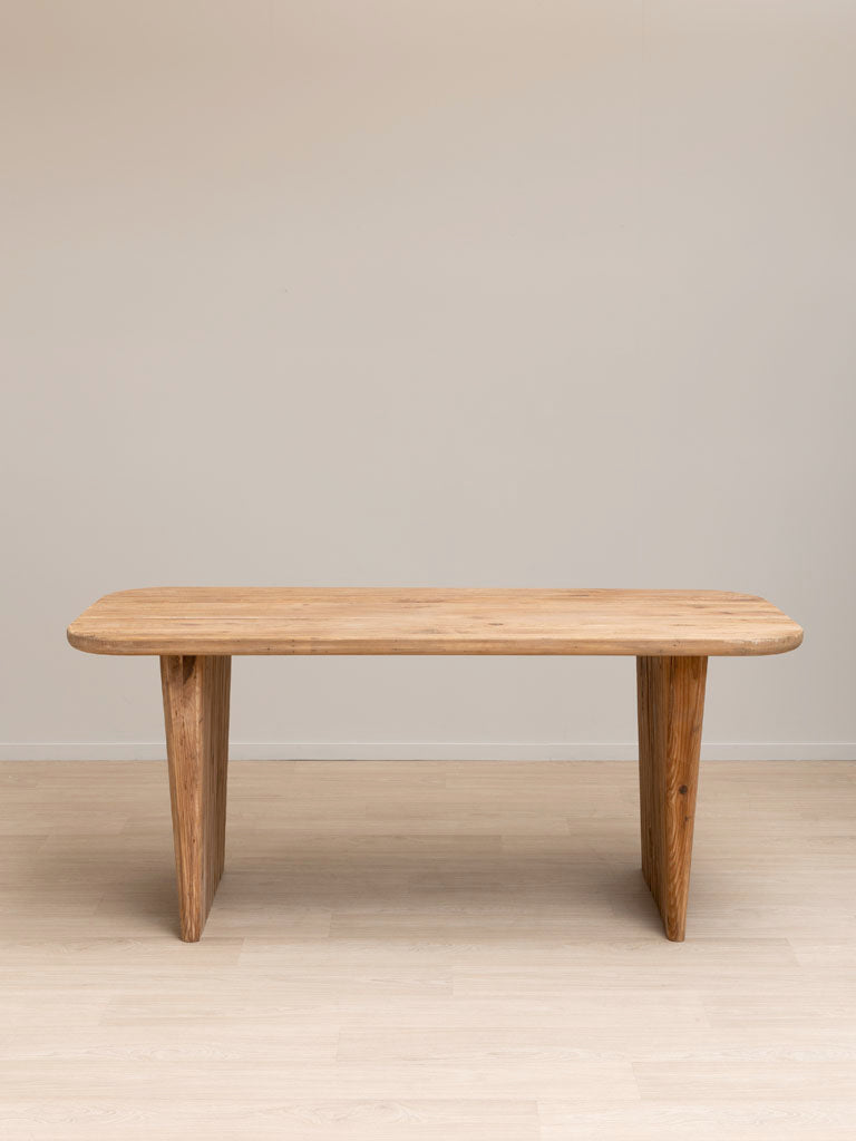 Table à manger pin recyclé rustique Utah 180 cm — Bōme