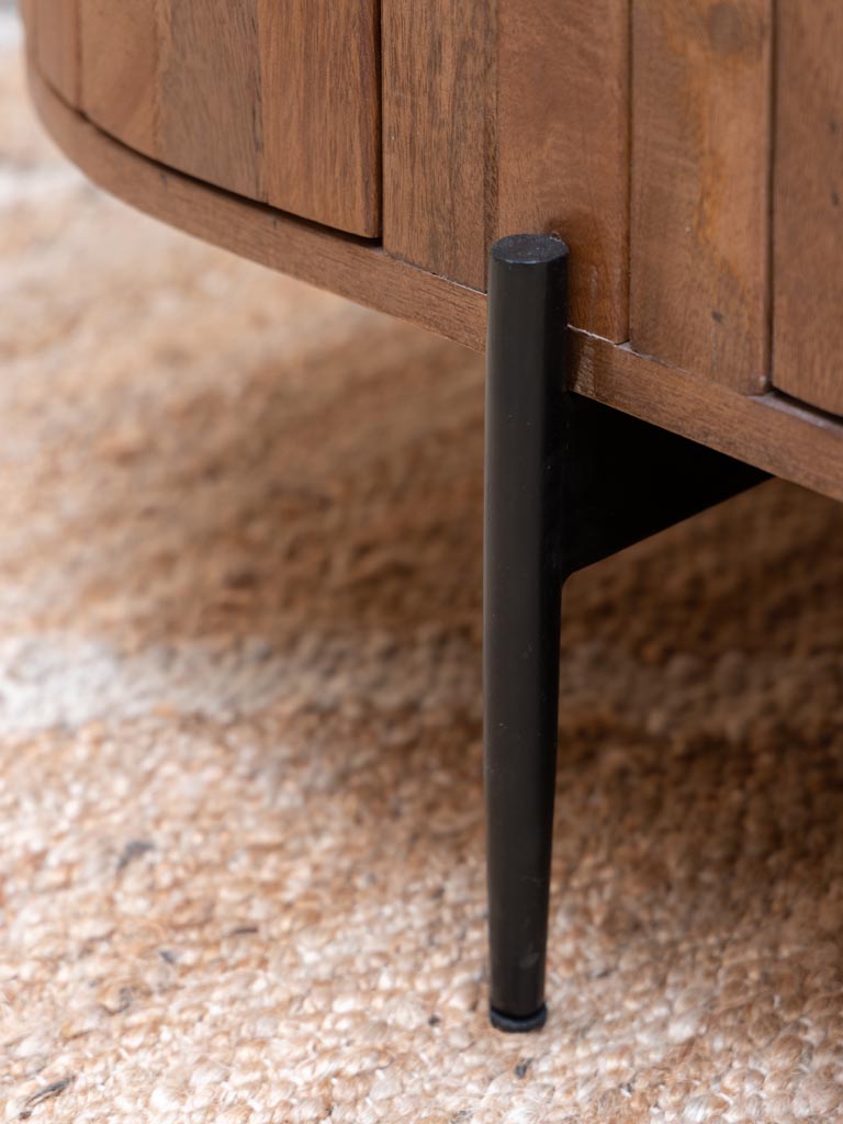 Piètement fer noir buffet Ainigma 170 cm — Bōme