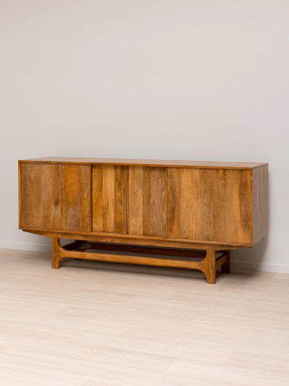 Buffet manguier massif portes coulissantes Swann vue de face — Bōme
