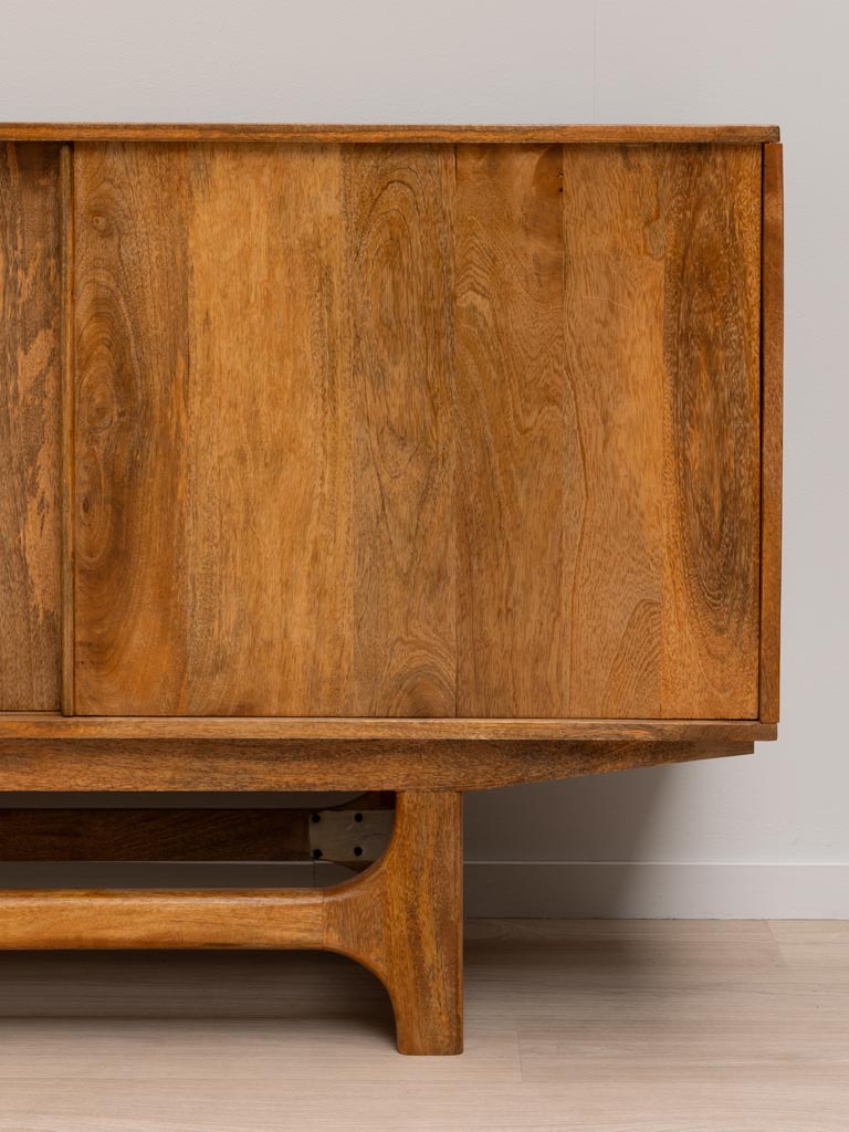 Détail veines naturelles manguier buffet Swann — Bōme