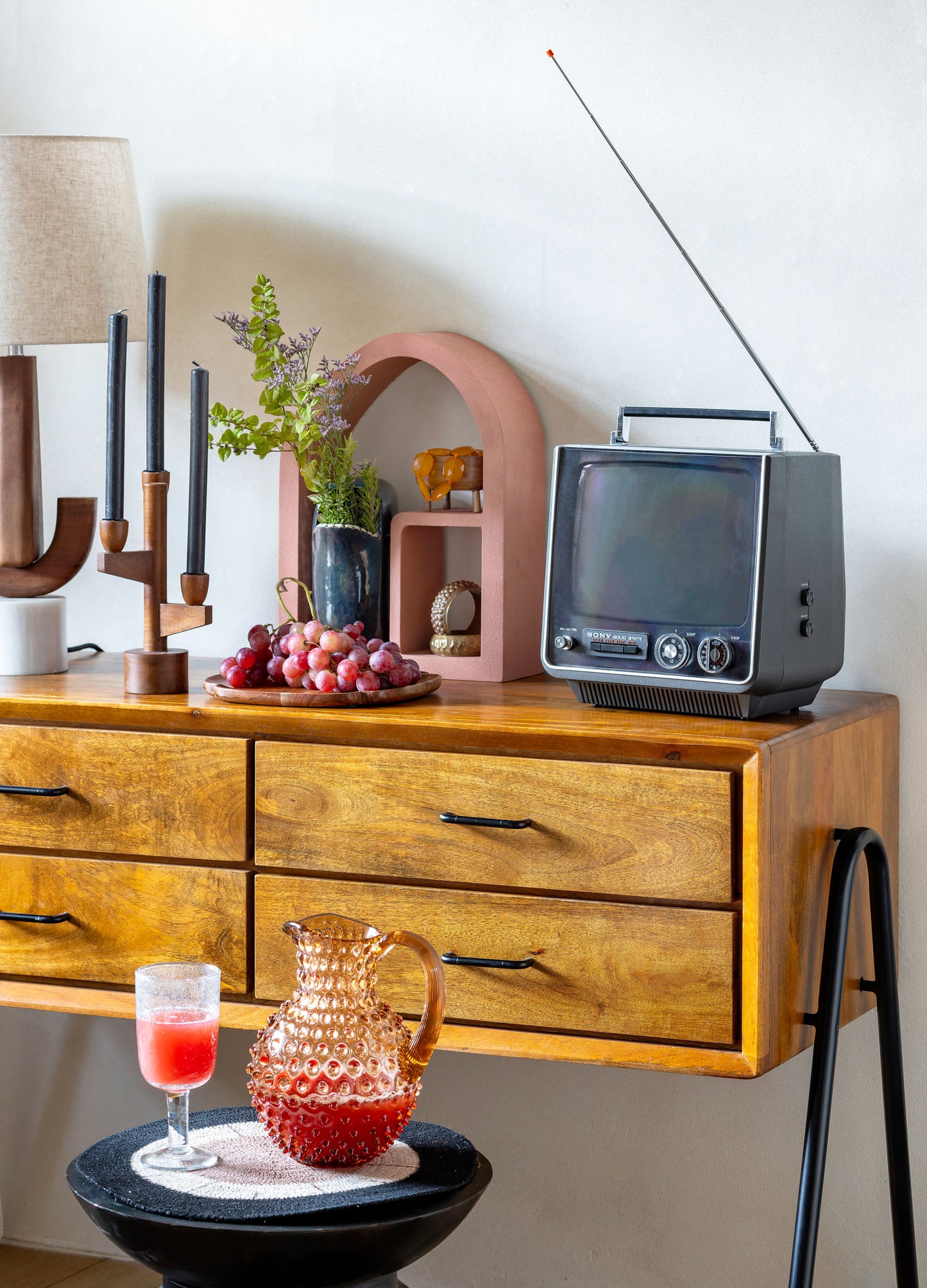 Buffet manguier bois chaud Chapman 132 cm — Bōme