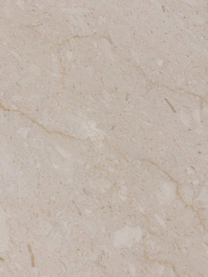 Détail plateau marbre naturel ivoire table Obsidia — Bōme