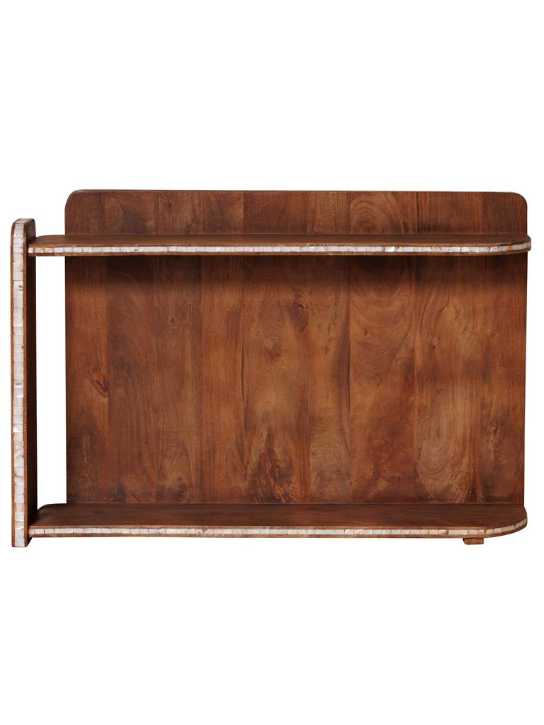 Grande console manguier corne naturelle Argana fond neutre — Bōme