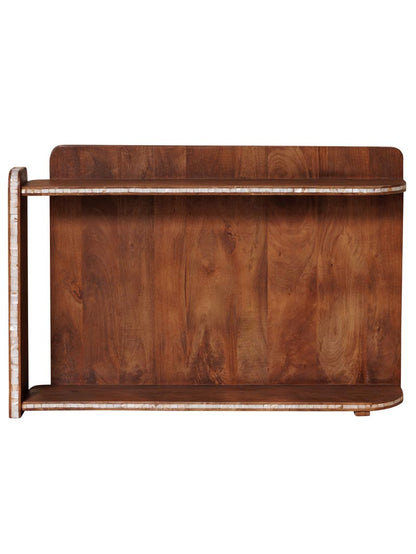 Grande console manguier corne naturelle Argana fond neutre — Bōme
