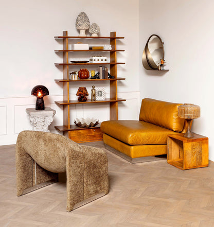 Fauteuil rétro sixties Cosmopolitan dans un salon contemporain — Bōme