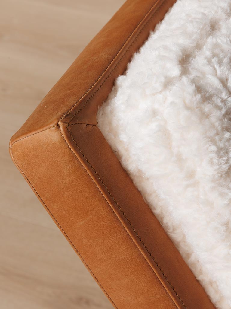 Détail structure frêne cuivré fauteuil Méribel — Bōme