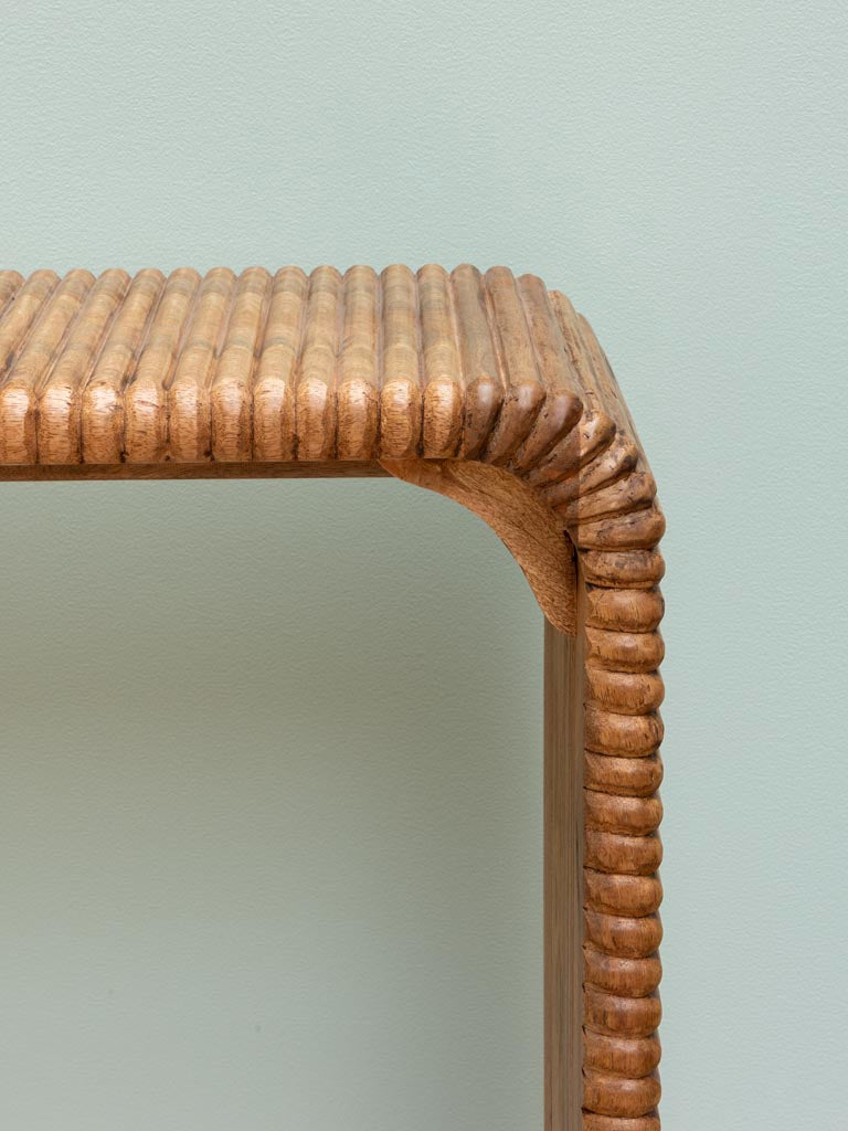Détail veines manguier bois moyen console Arcana — Bōme