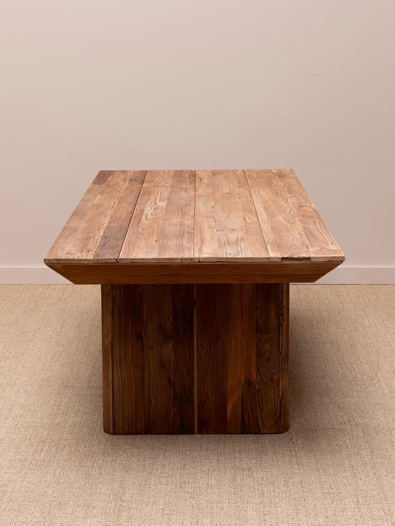 Grande table dîner pin recyclé Authentique — Bōme