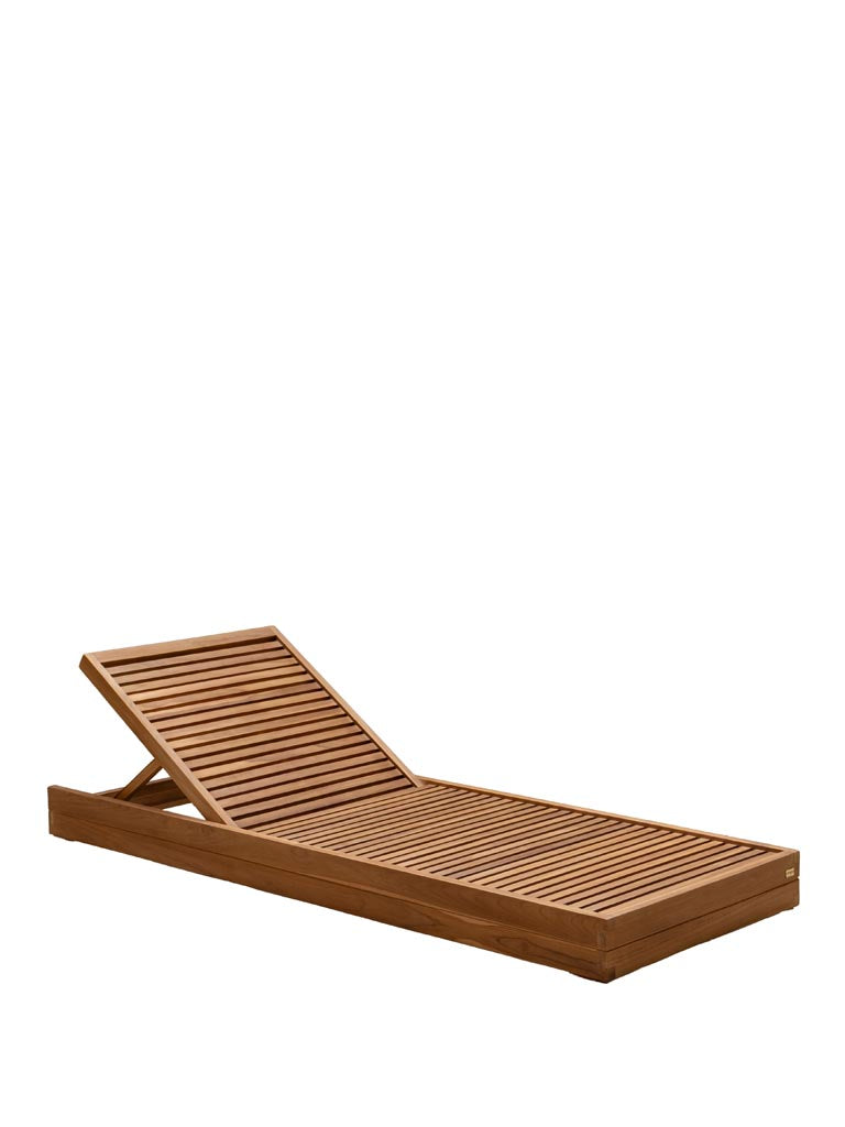 Bain de soleil teck lattes Kipara 200 × 80 cm — Bōme