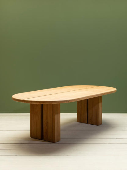Table dîner Atlas teck 250 cm angle 3/4 — Bōme